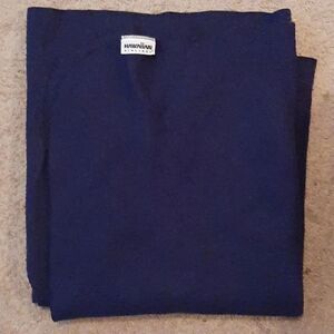 Vintage Hawaiian Airlines Navy Blue Blanket
